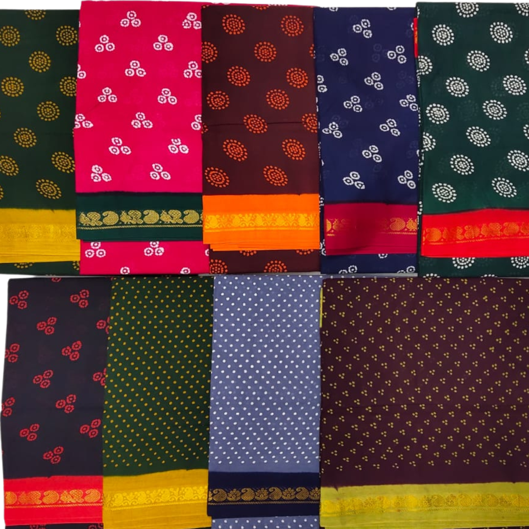 Weaves of India - Madurai Sungudi Sarees