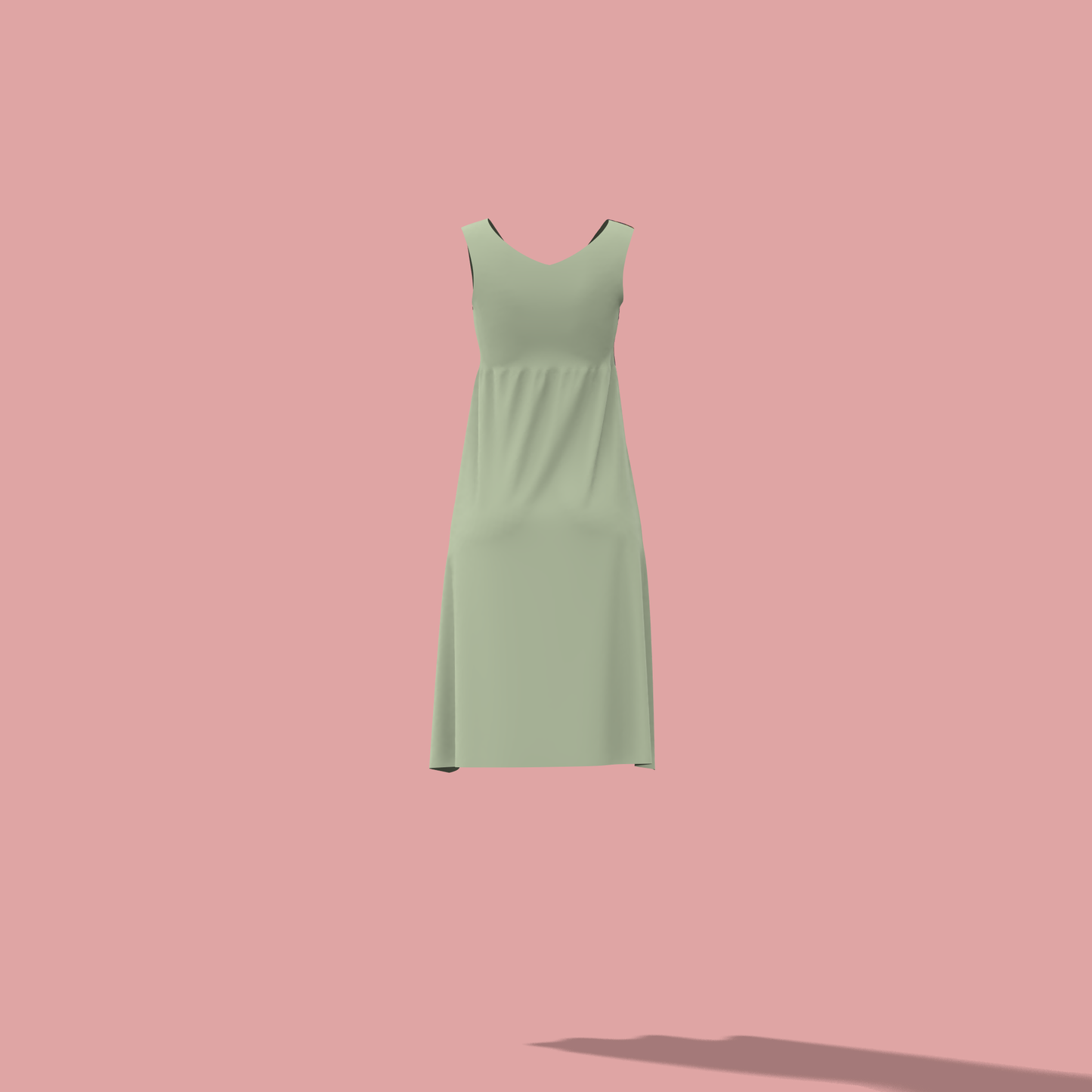 Flattering Wrap Customised A-Line Dress - CDSS053 (Stitching Service)