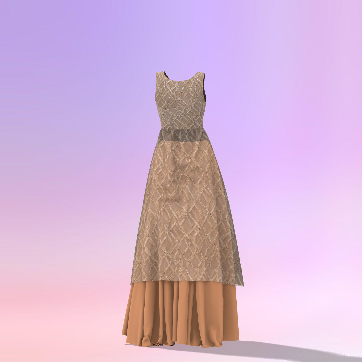 Circle of Grace Customised Anarkali Lehenga Choli - CWL013 (Stitching Service)