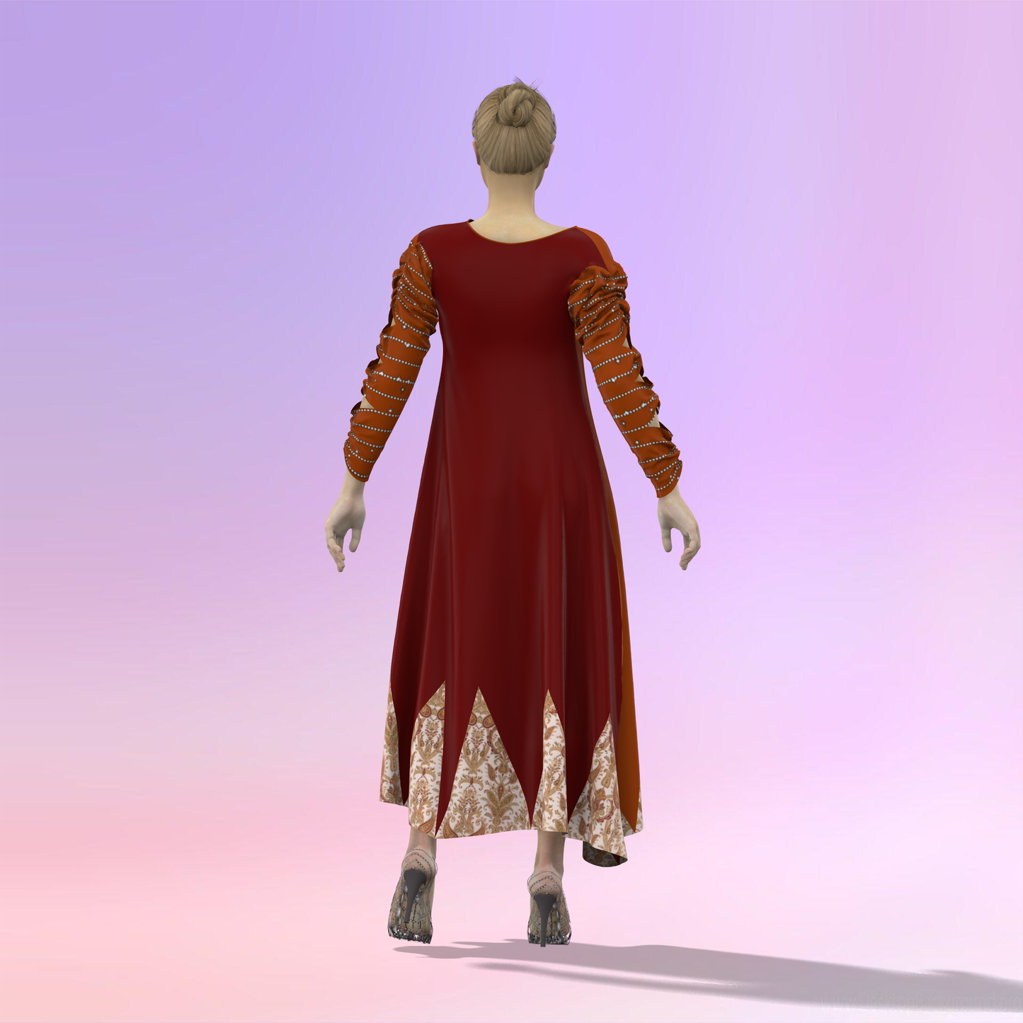 Whimsical Wonder Customized Dress - CDSS009 (Stitching Service)
