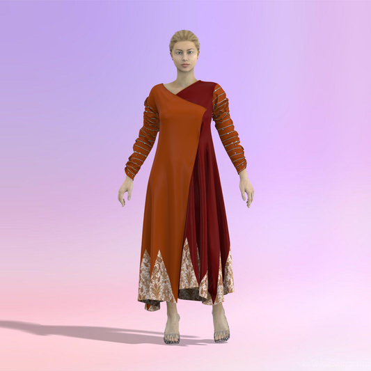 Whimsical Wonder Customized Dress - CDSS009 (Stitching Service)