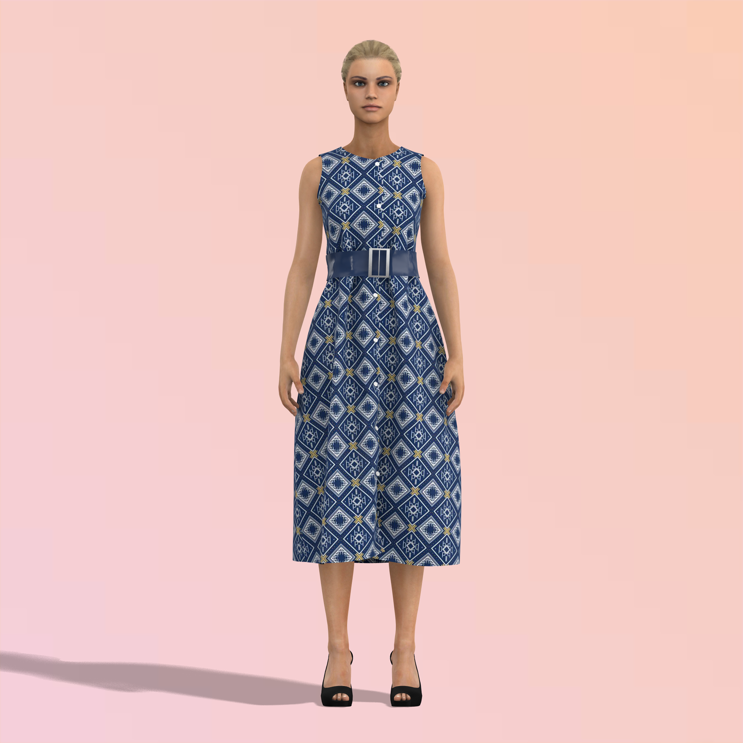 Fashion Fushion Mom-Daughter Combo Dress - MDC005 (Stitching Service)