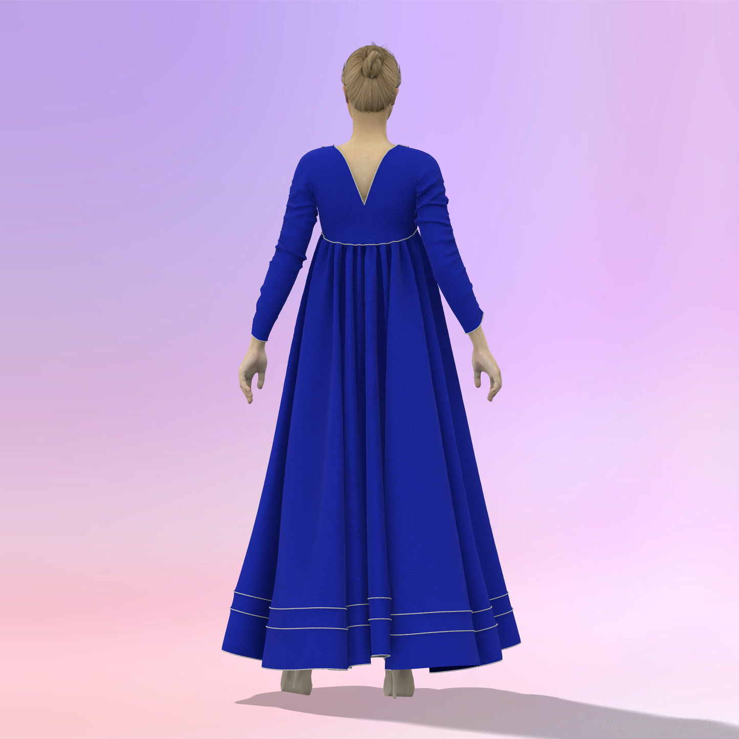 Enchanted Elegance Customized Dress - CDSS006 (Stitching Service)