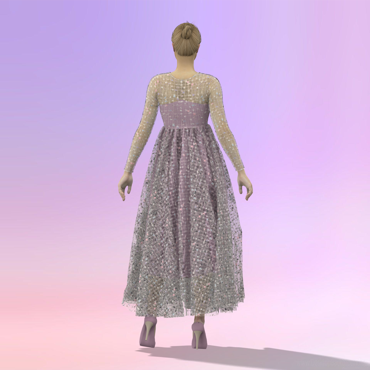 Celestial Charm Customized Dress - CDSS007 (Stitching Service)