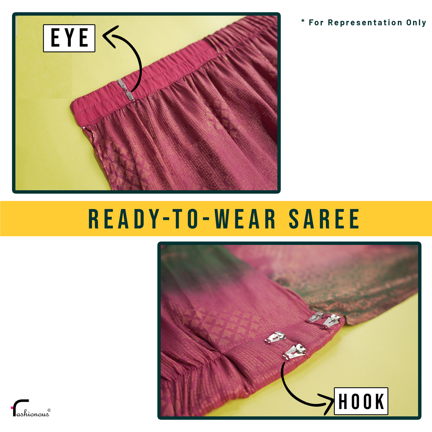 Convert Regular Saree to Ready-To-Wear Saree (Add-on Service)