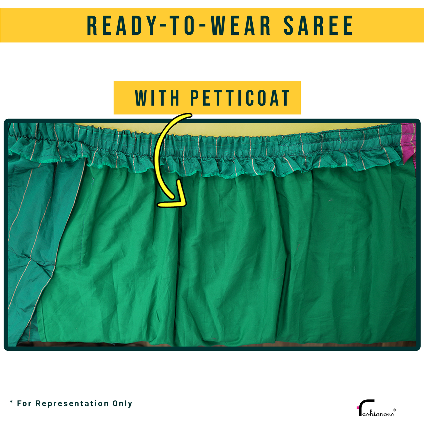 Convert Regular Saree to Ready-To-Wear Saree (Add-on Service)