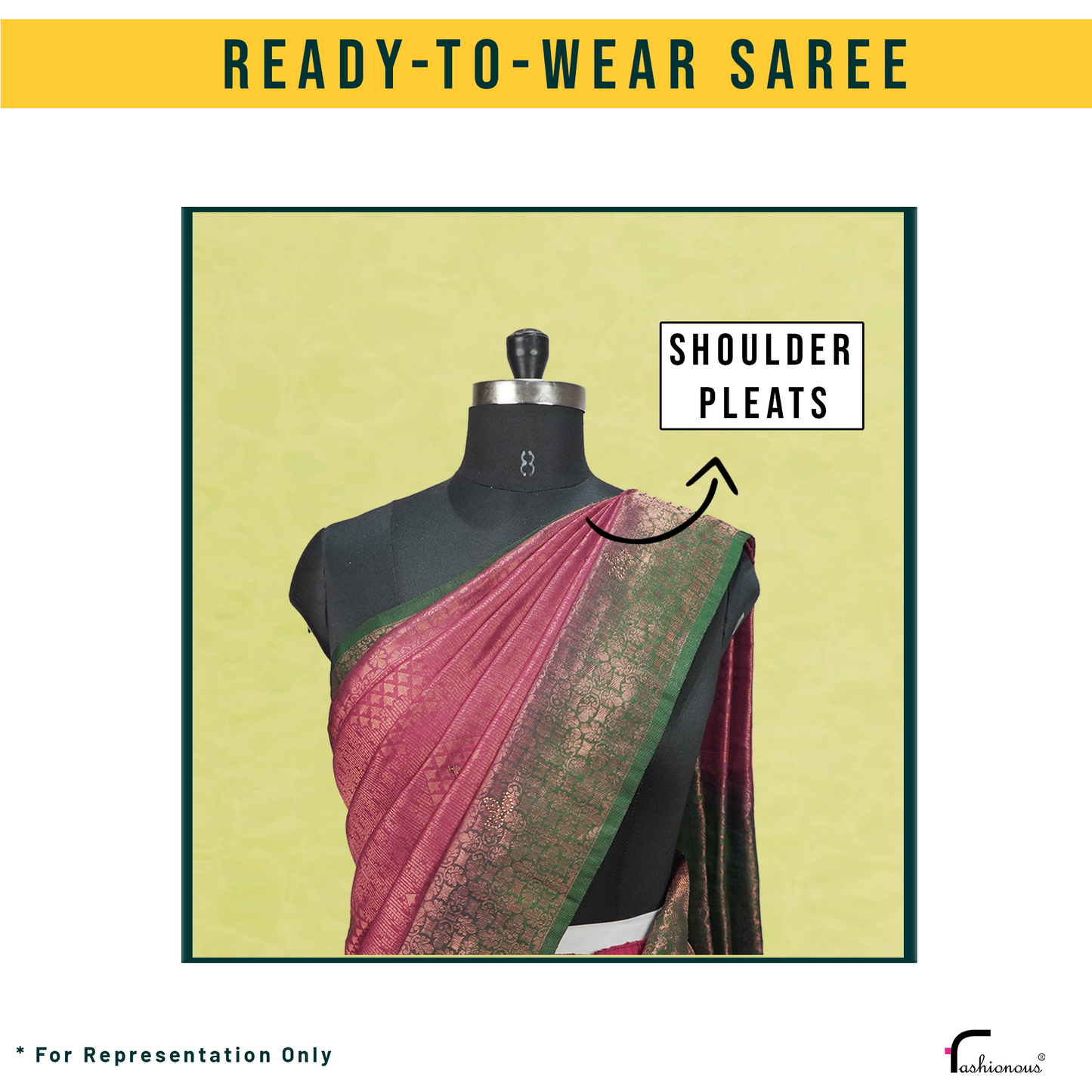 Convert Regular Saree to Ready-To-Wear Saree (Add-on Service)