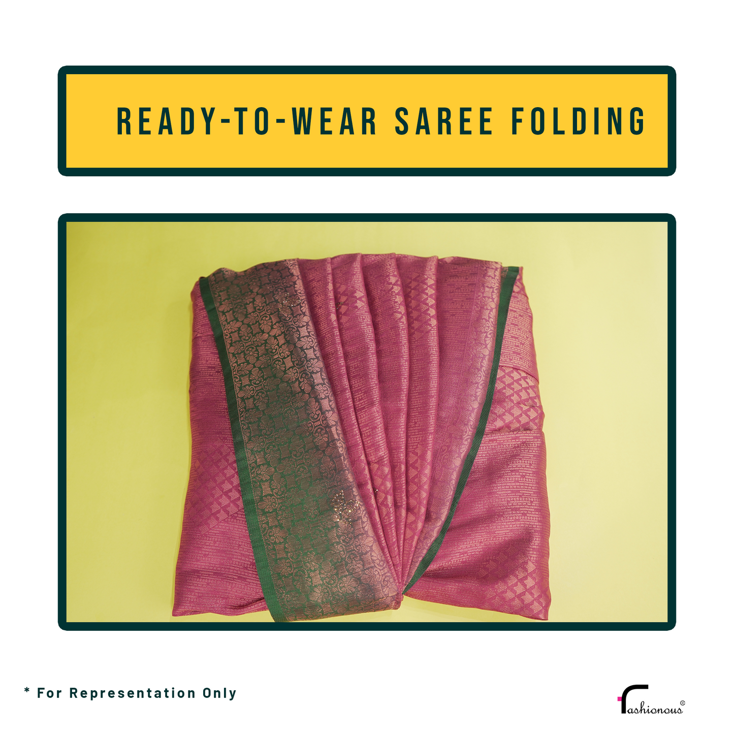 Convert Regular Saree to Ready-To-Wear Saree (Add-on Service)