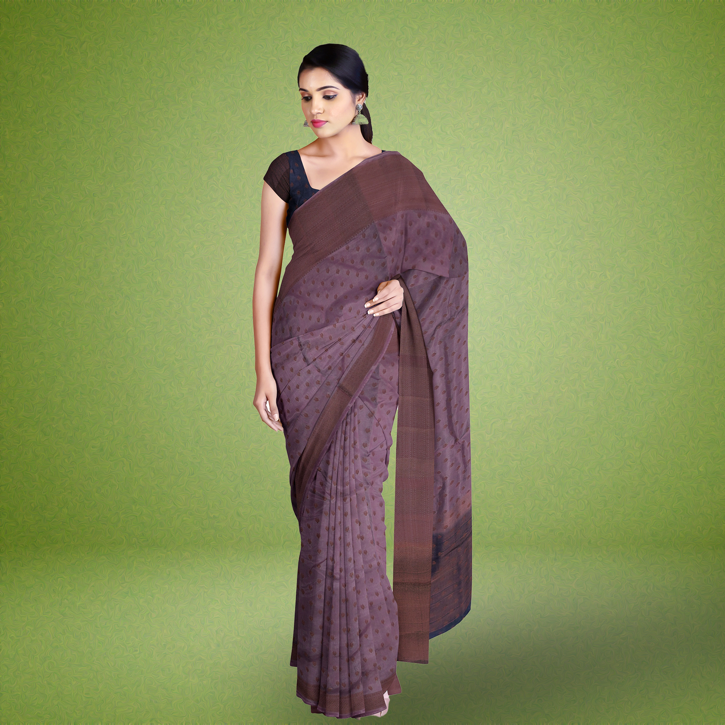 Copper Essence Art Silk Saree - MFC016