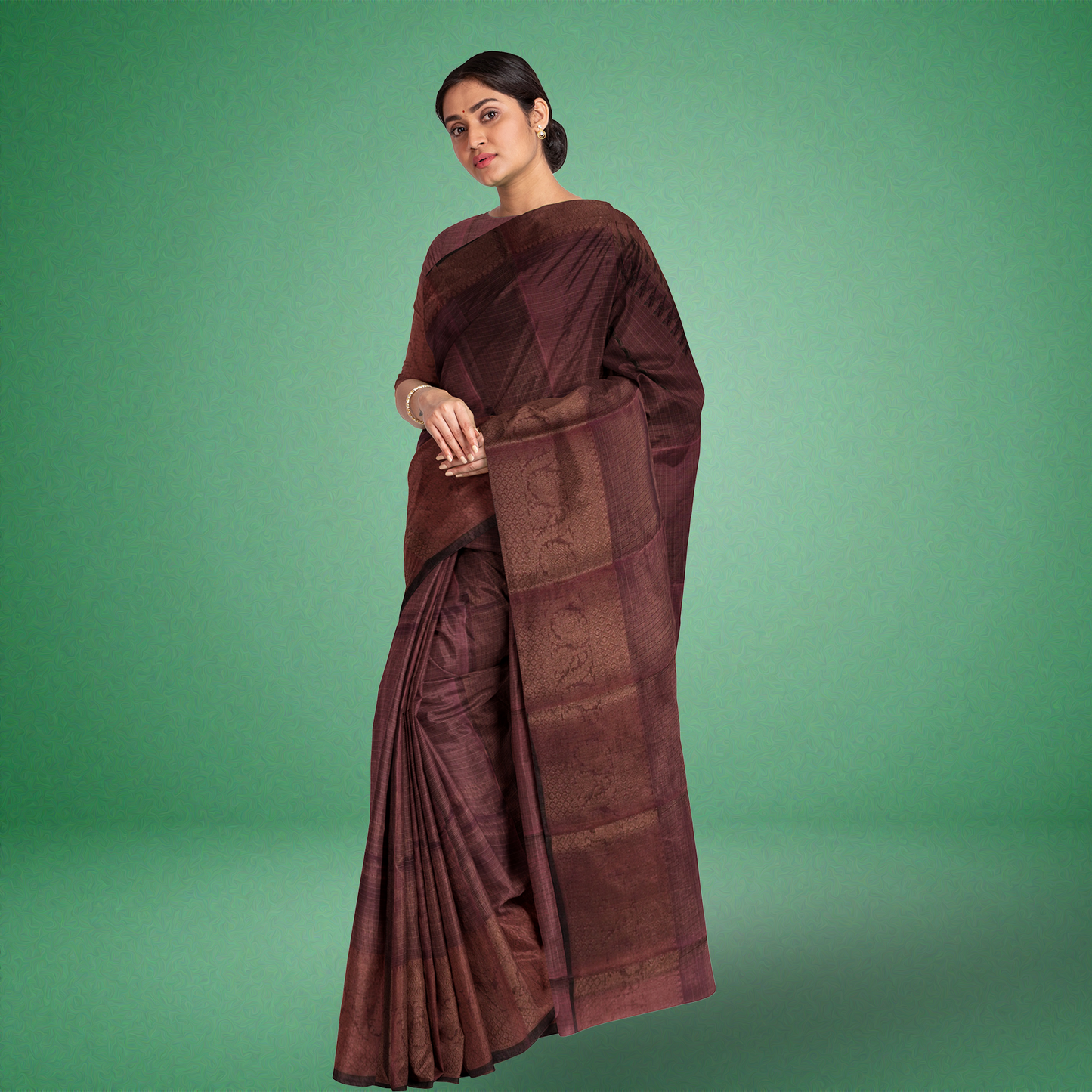 Cocoa Elegance Tissue saree - MFC020