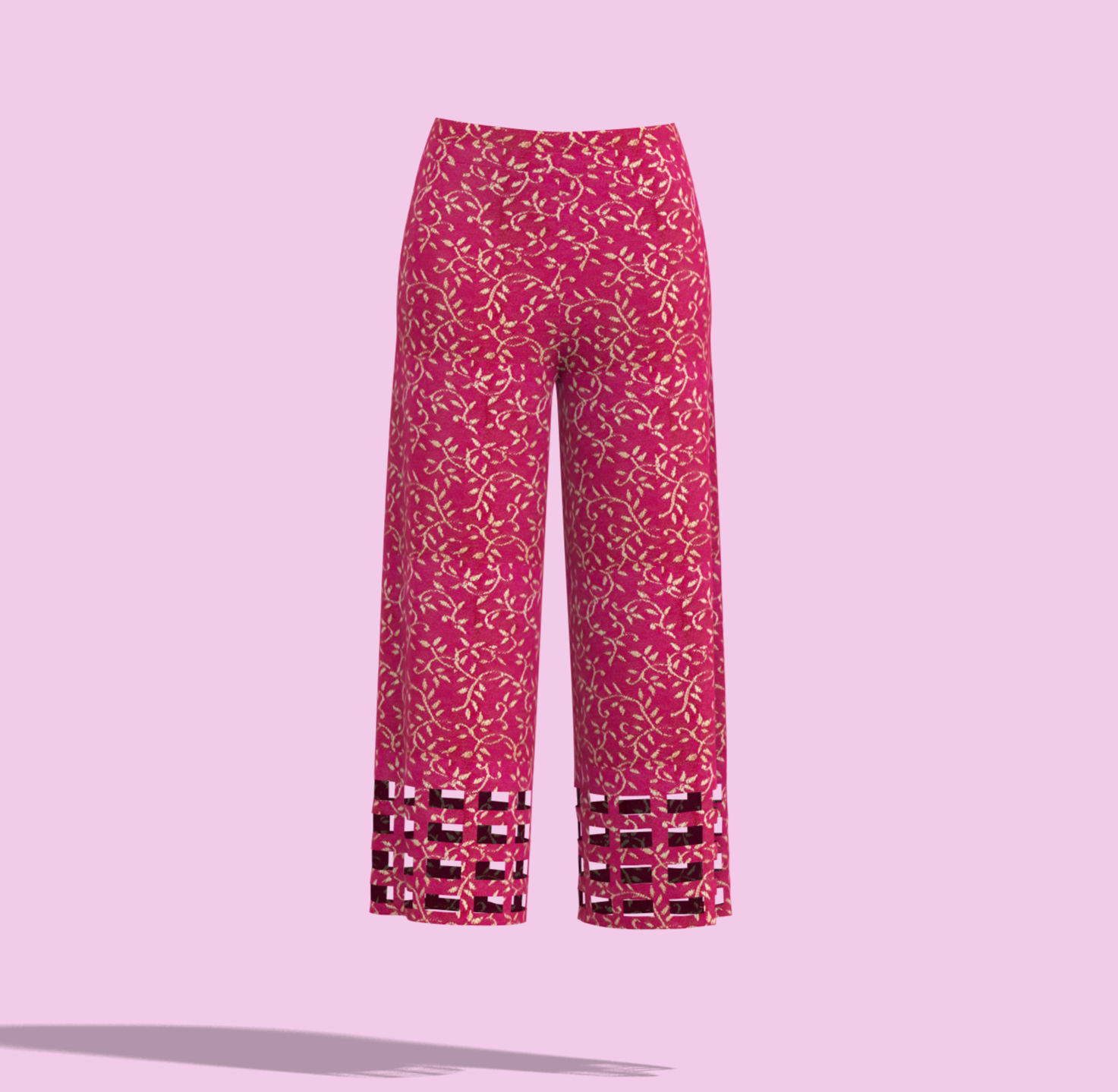 Delicate Details Cutwork Customized Palazzo Pants CPS001