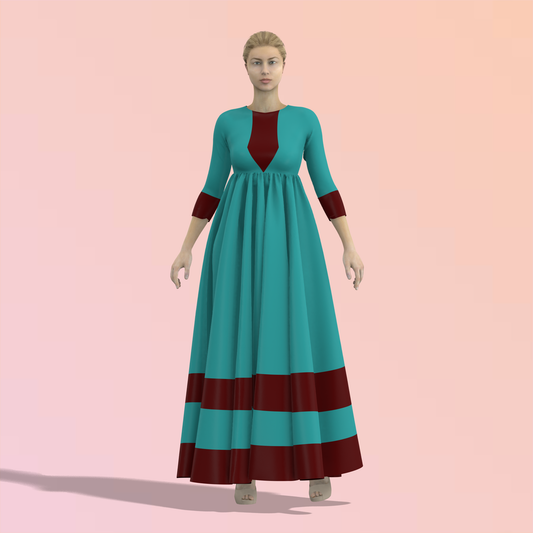 Vintage Vixen Customized Dress - CDSS012 (Stitching Service)