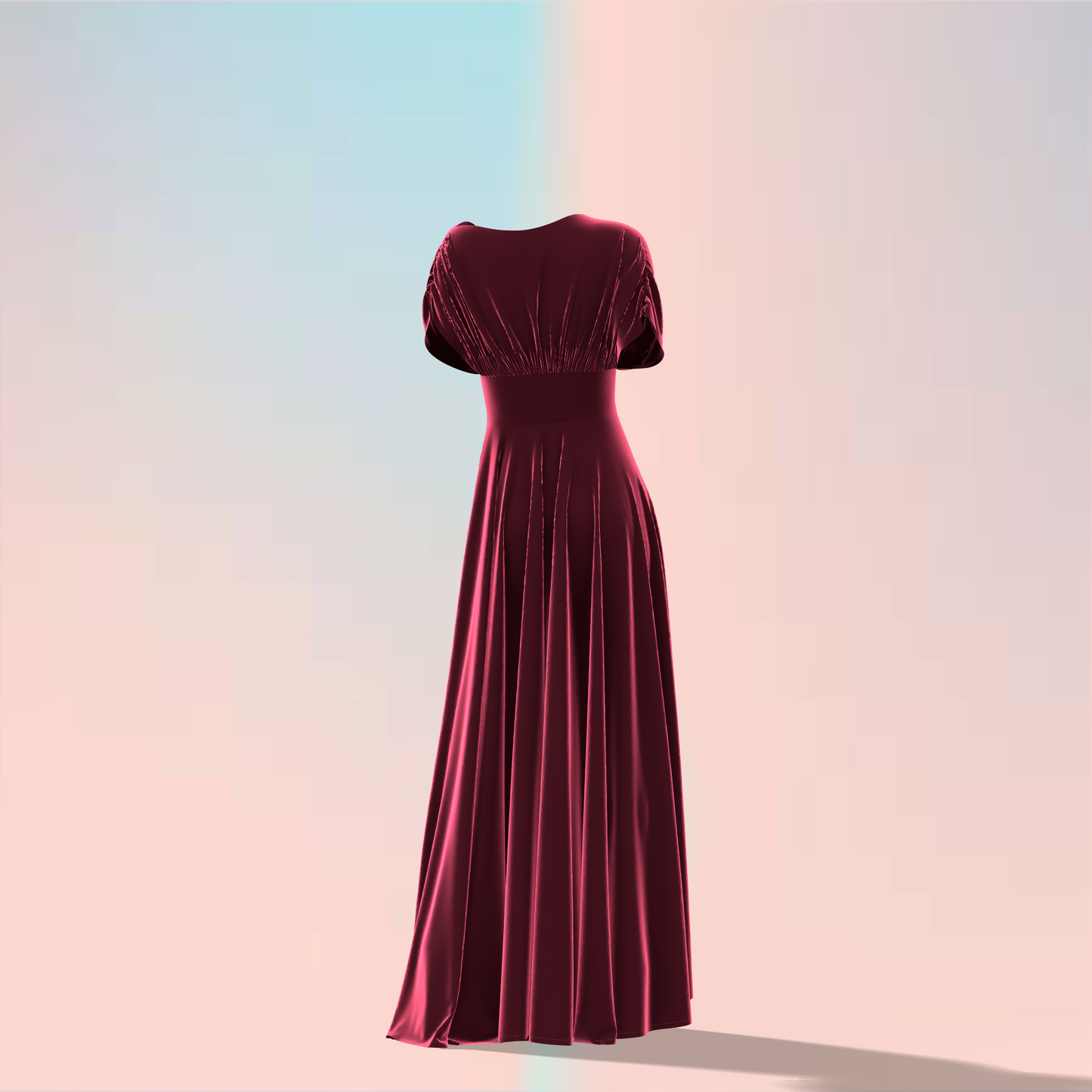 Dazzling Dame Customized Maxi Dress - CDSS033 (Stitching Service)