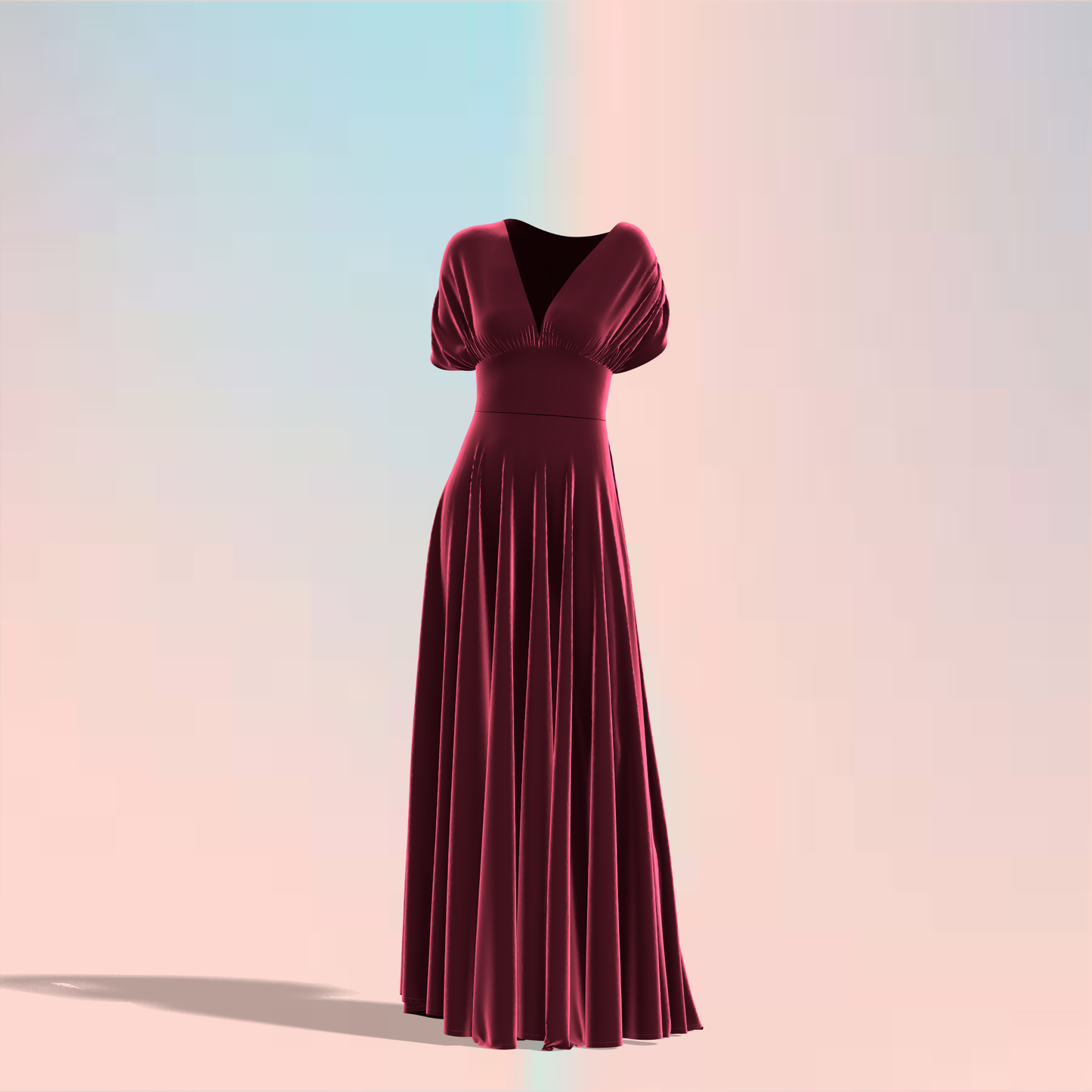Dazzling Dame Customized Maxi Dress - CDSS033 (Stitching Service)