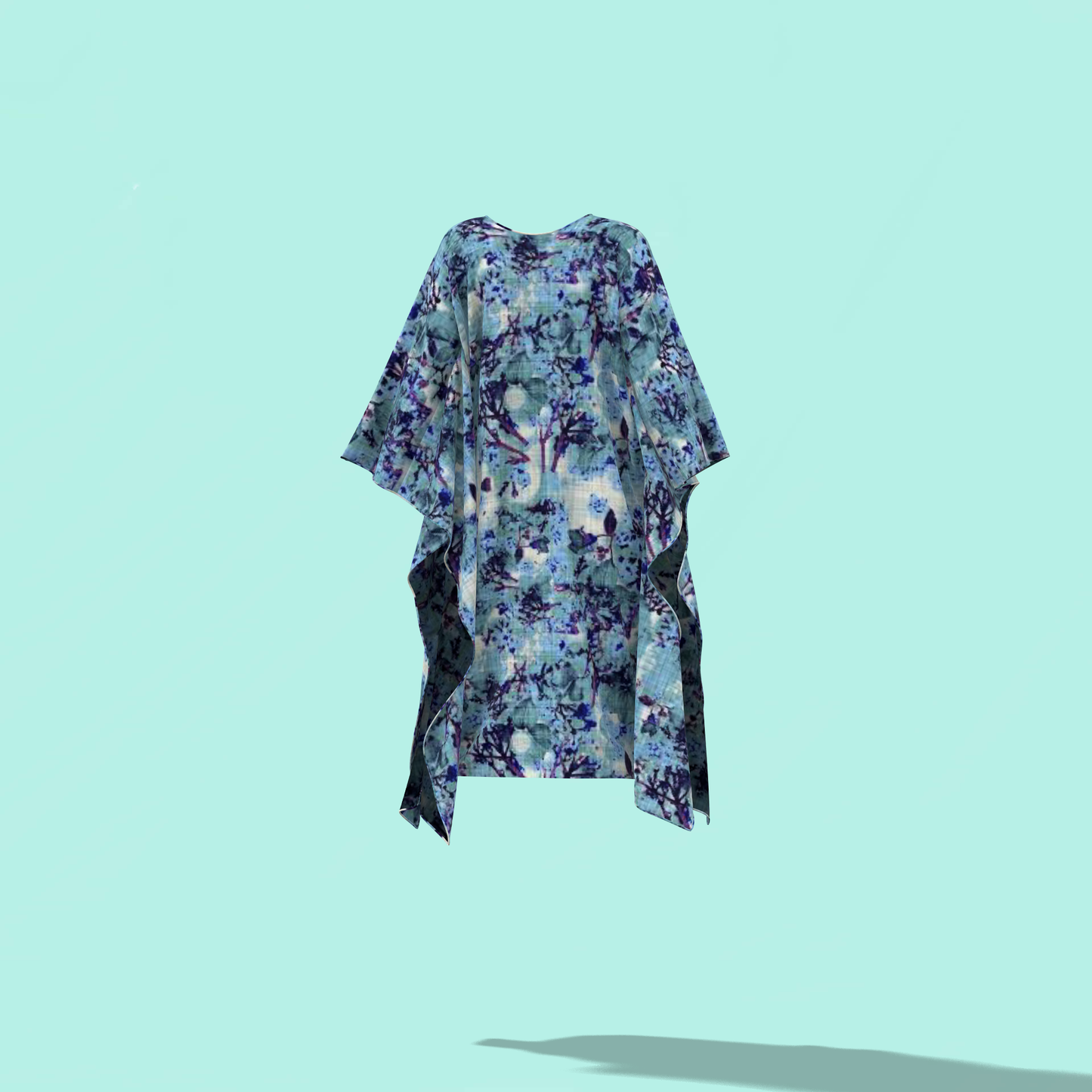 Flattering Flare Customized Kaftan Dress - CDSS032 (Stitching Service)