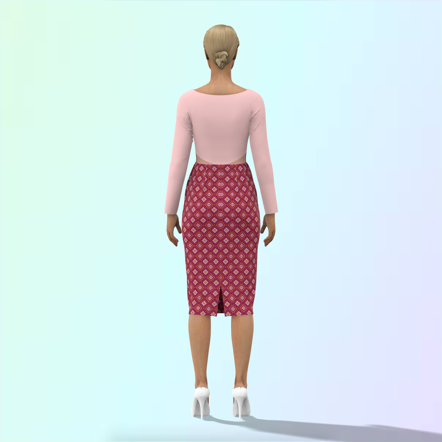 Ardent A-line Customized Dress - CDSS022 (Stitching Service)