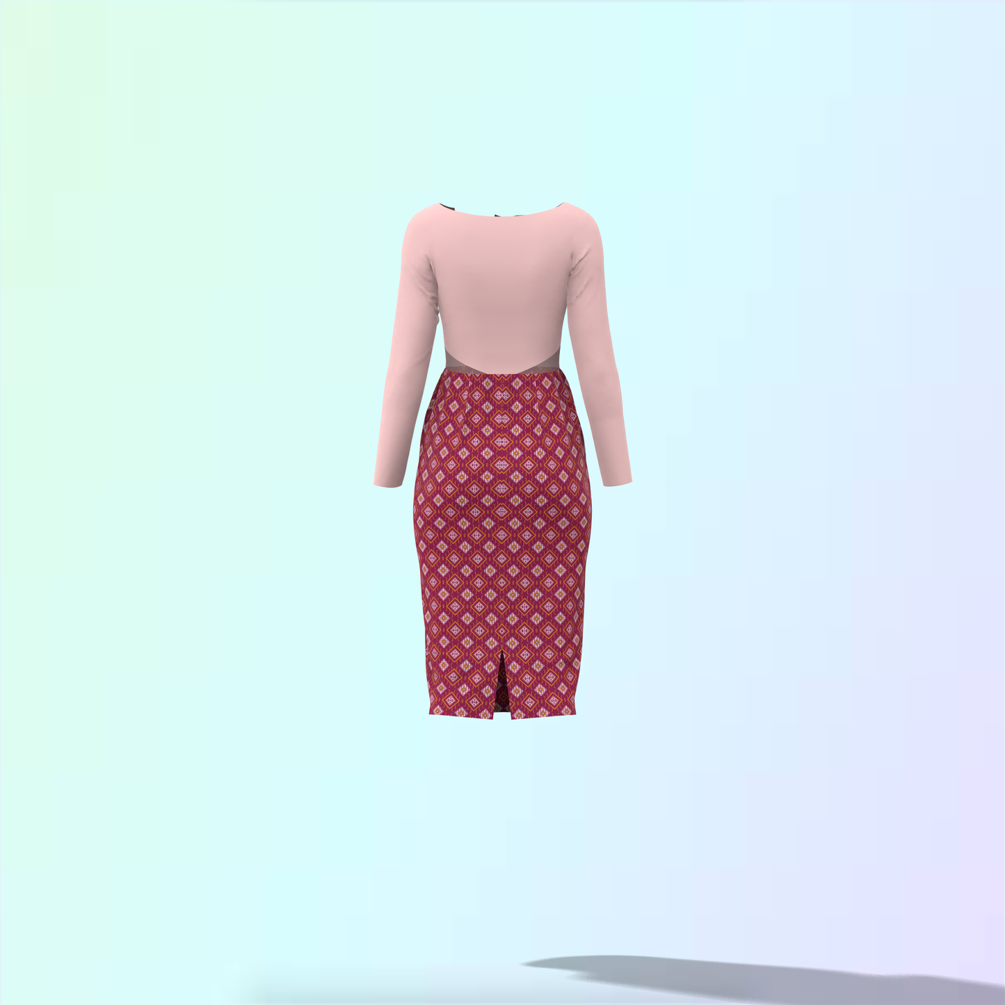 Ardent A-line Customized Dress - CDSS022 (Stitching Service)