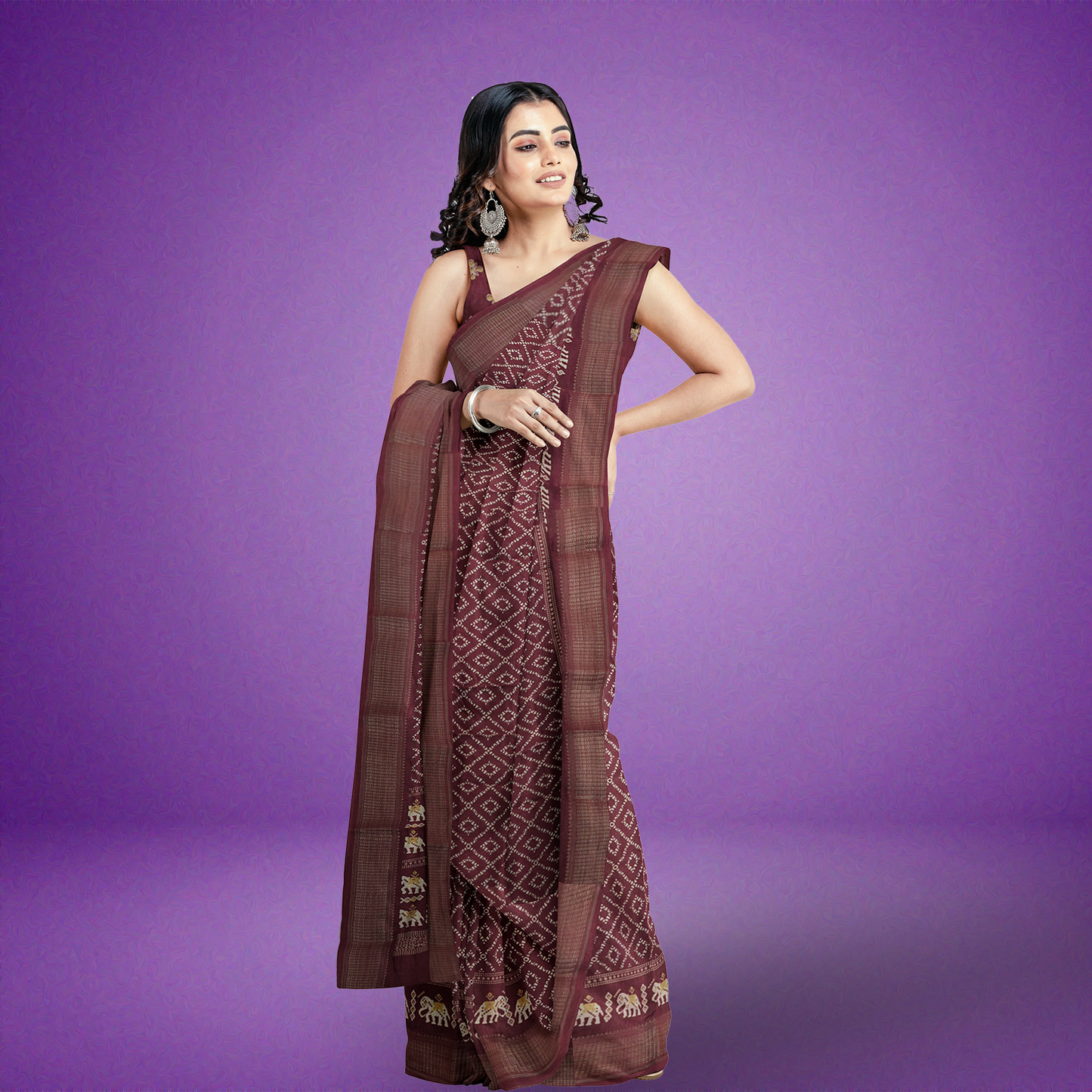 Majestic Grace Dola Saree - MFC013