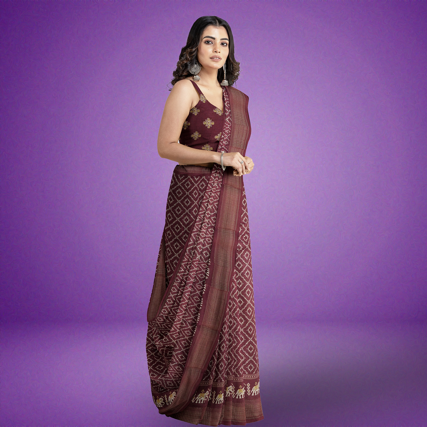 Majestic Grace Dola Saree - MFC013