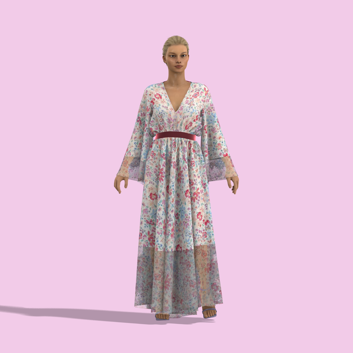 Mesmerizing Maxi Customized Dress - CDSS029 ( Stitching Service)