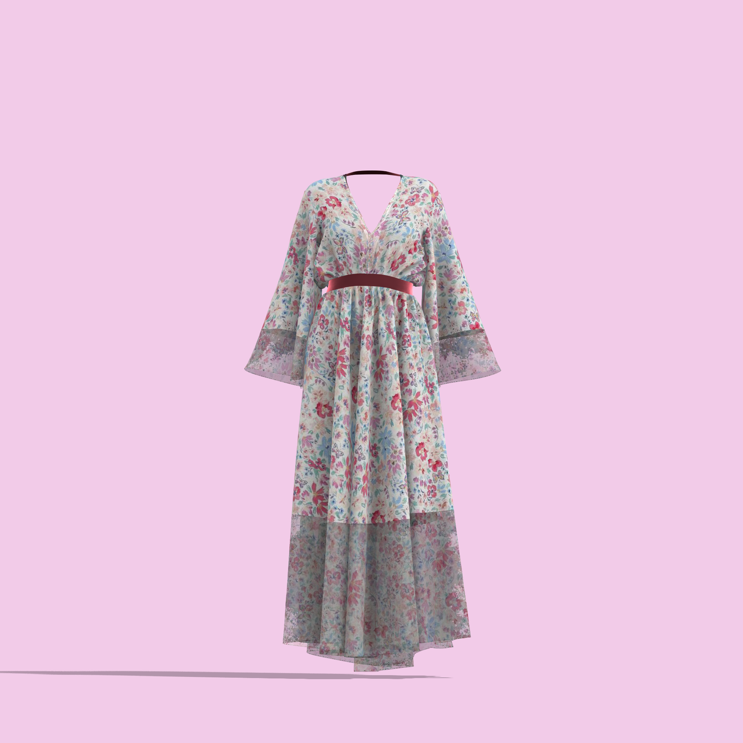 Mesmerizing Maxi Customized Dress - CDSS029 ( Stitching Service)