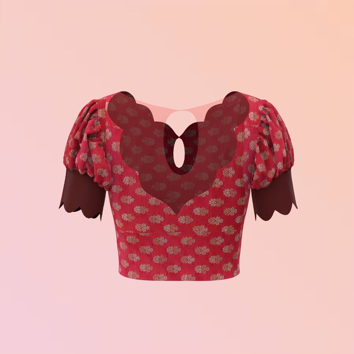 Patch Work Customized Blouse - CBLS059 (Stitchig Service)