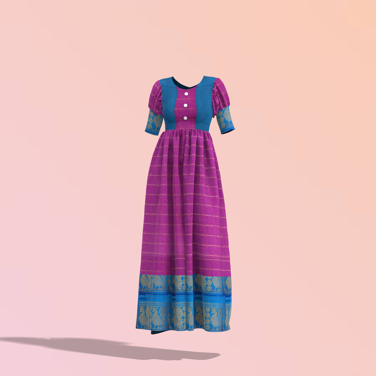 Timeless Traditions Customized Dress - CDSS005 (Stitching Service)