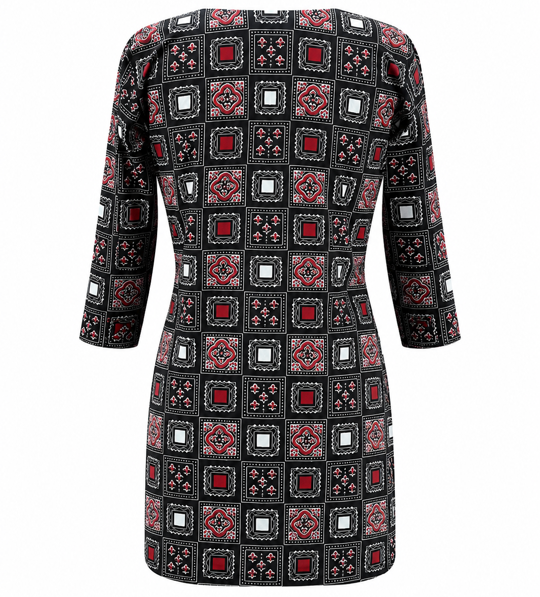 Ruby Mosaic Cotton Kurti