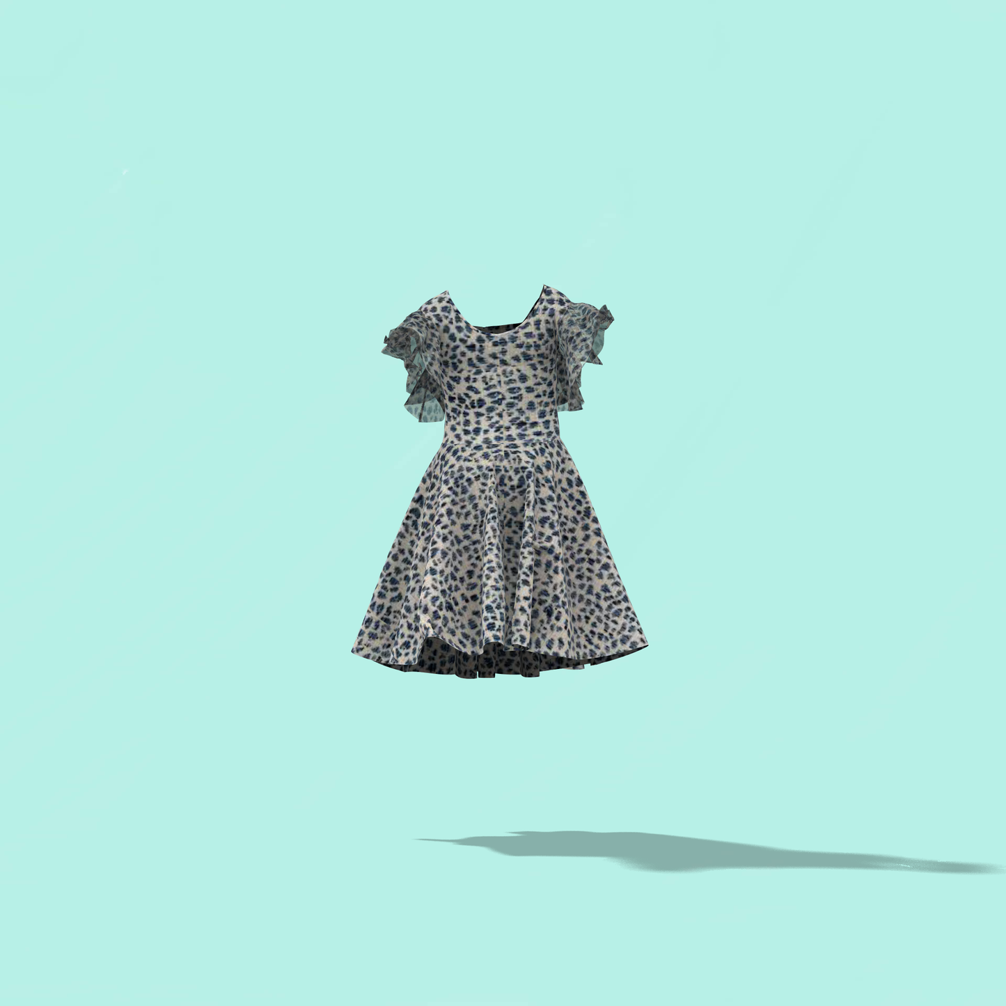 Spiral Fashionable Connection Mom-Daughter Combo Dress - MDC003 (Stitching Service)