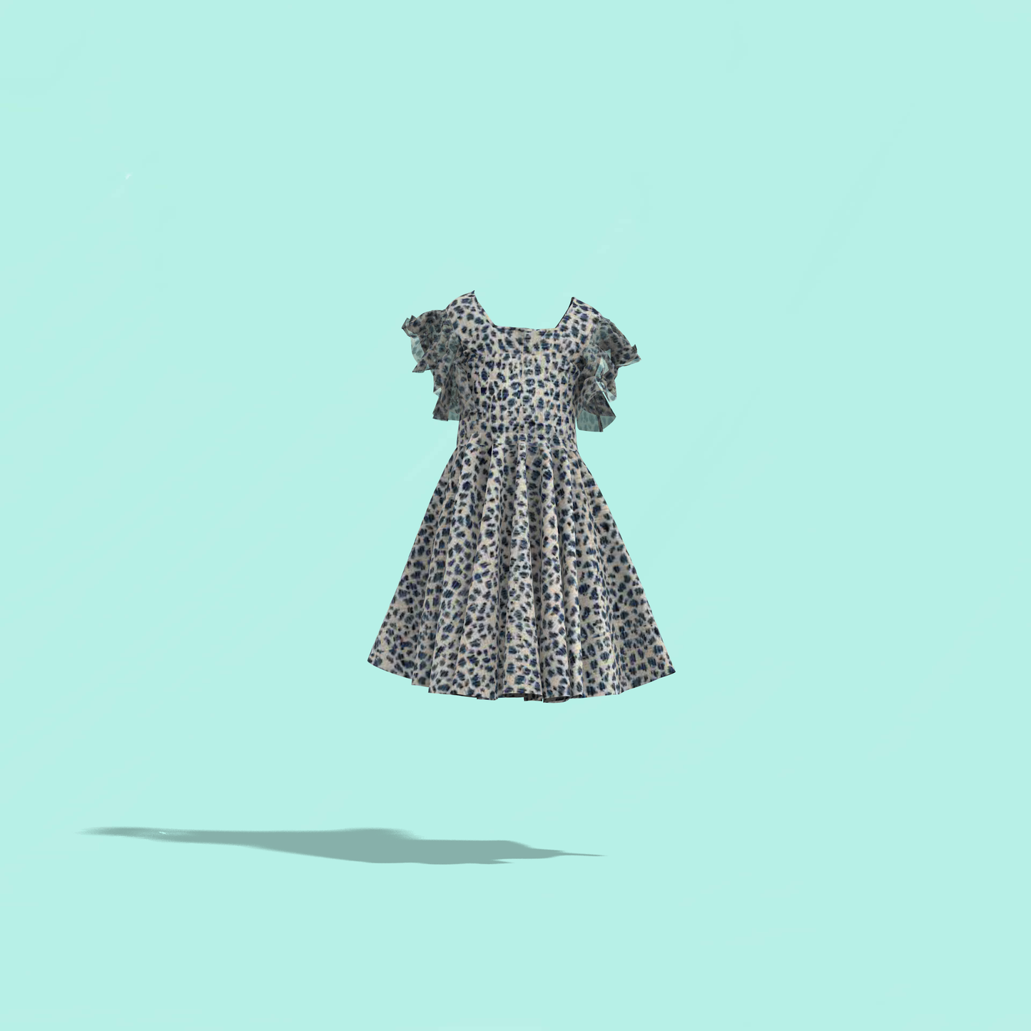 Spiral Fashionable Connection Mom-Daughter Combo Dress - MDC003 (Stitching Service)