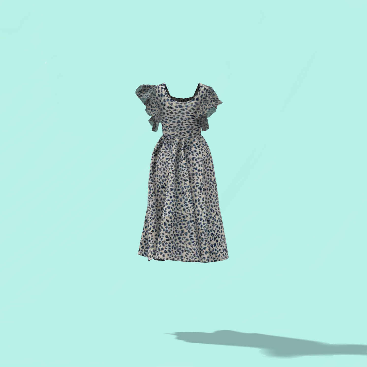 Spiral Fashionable Connection Mom-Daughter Combo Dress - MDC003 (Stitching Service)