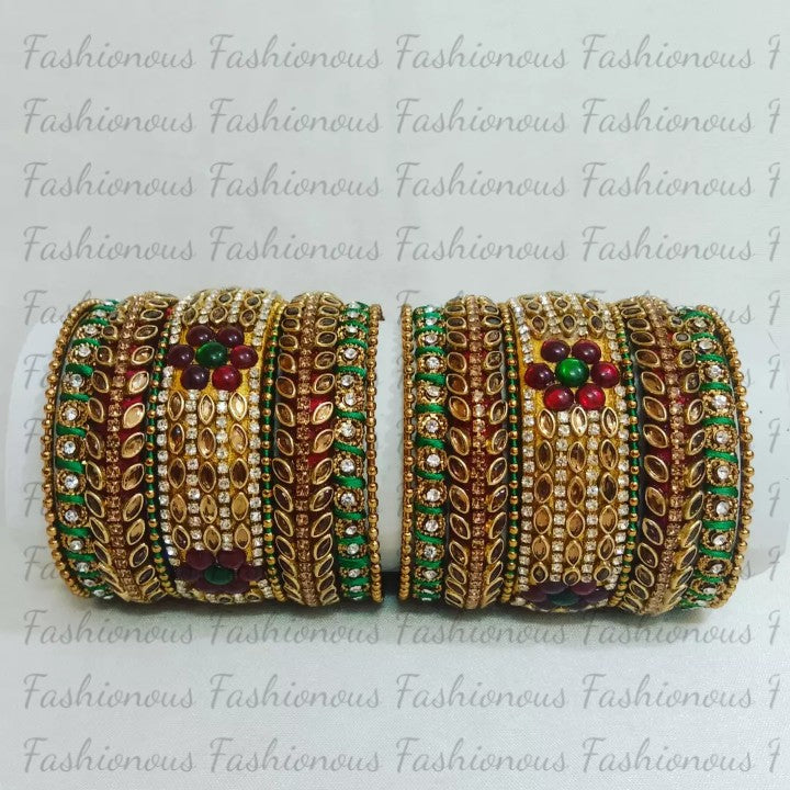 Dazzling Diva Silk Thread Bangles - STB010