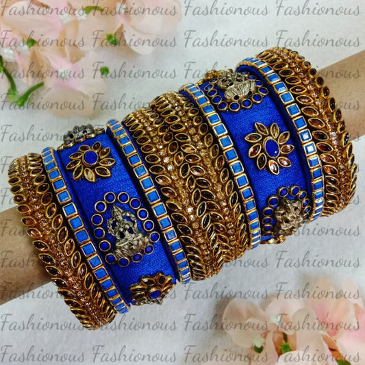 Enchanting Empress Silk Thread Bangles - STB015