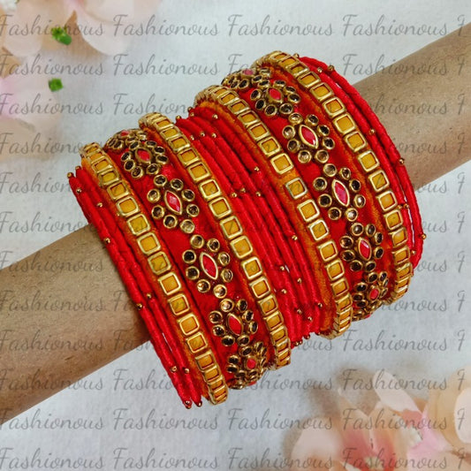 Bangle Bouquet - Silk Thread Bangles - STB022