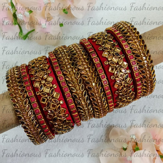 Cherished Traditions Silk Thread Bangles - STB024