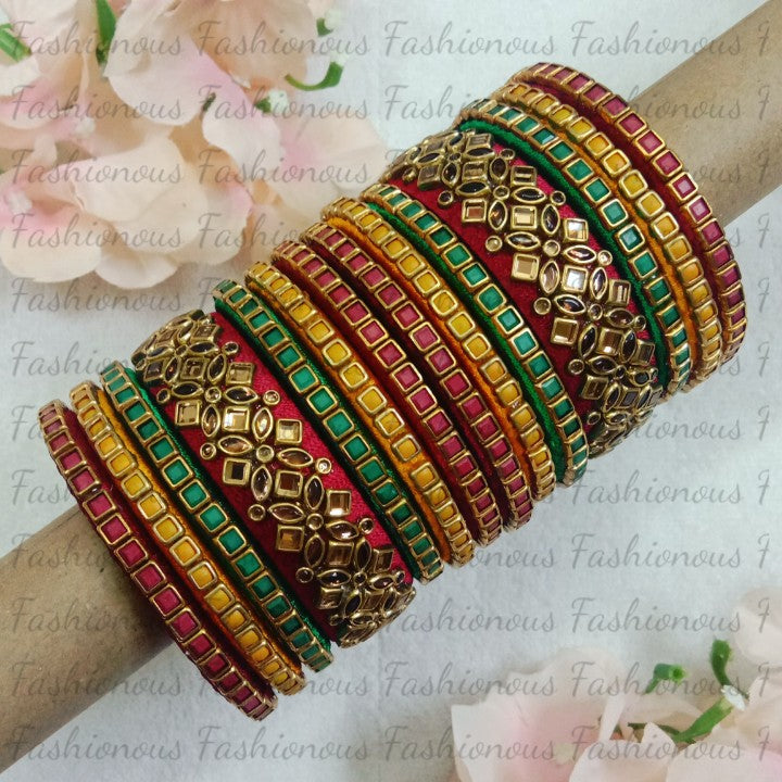 Mystic Threads - Silk Thread Bangles - STB028