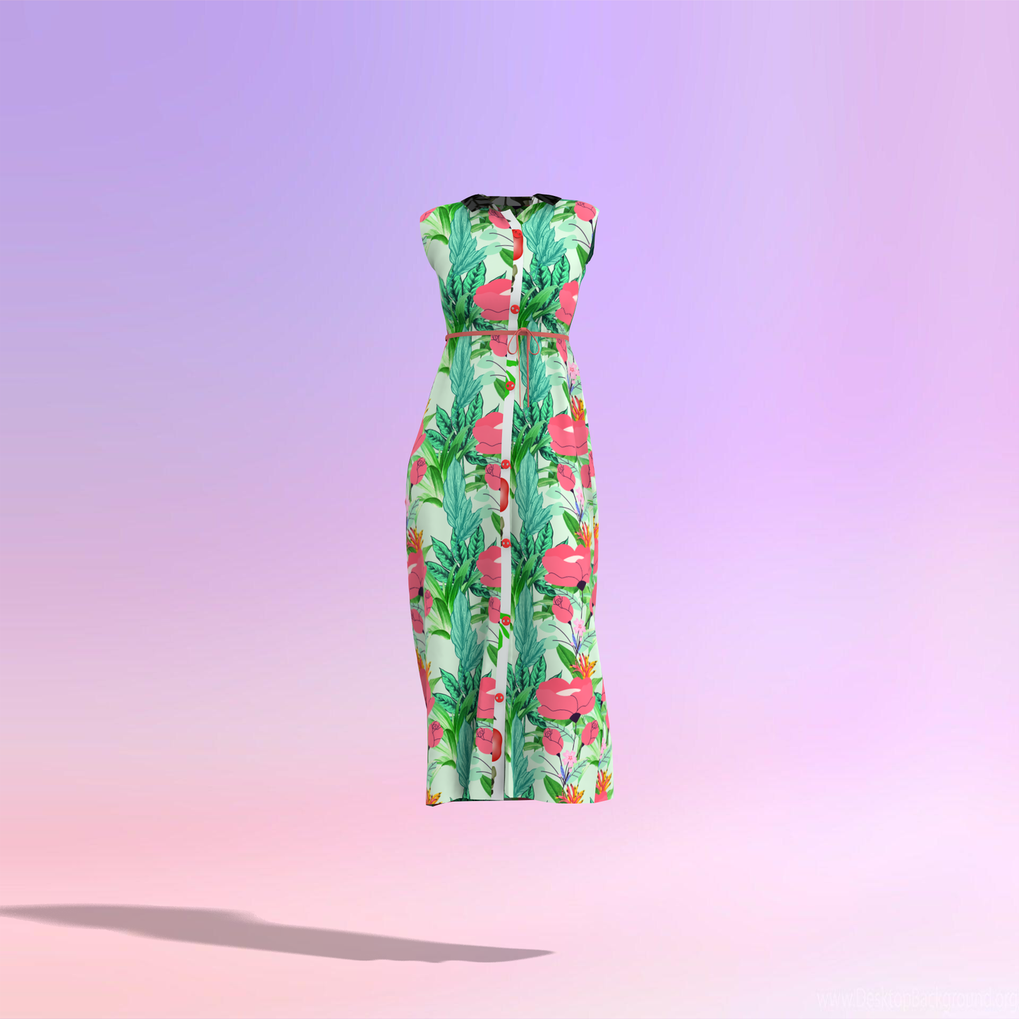 Blossoming Beauty Customized Dress - CDSS003 (Stitching Service)