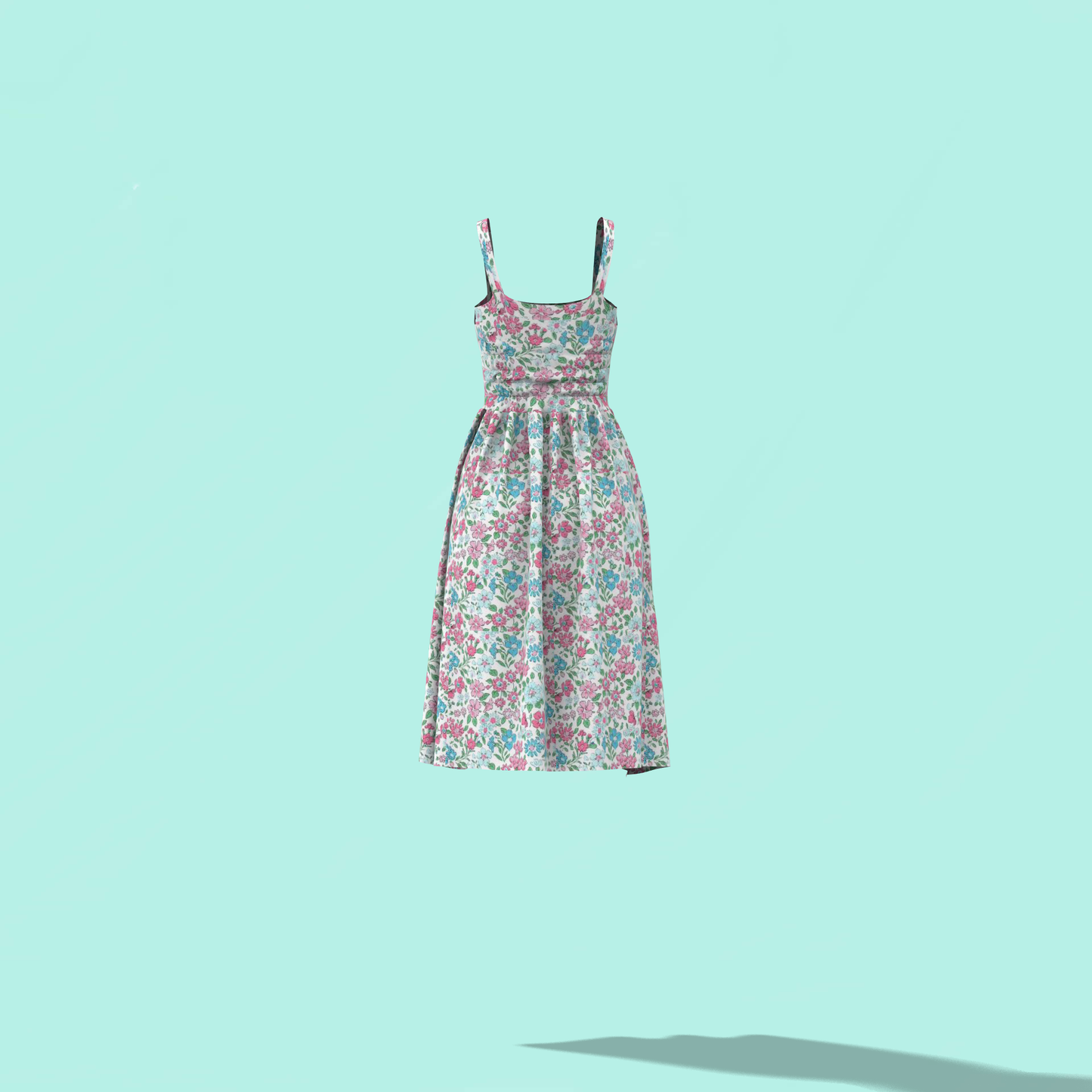 Uber-Chic Umbrella Customized Dress - CDSS023 (Stitching Service)