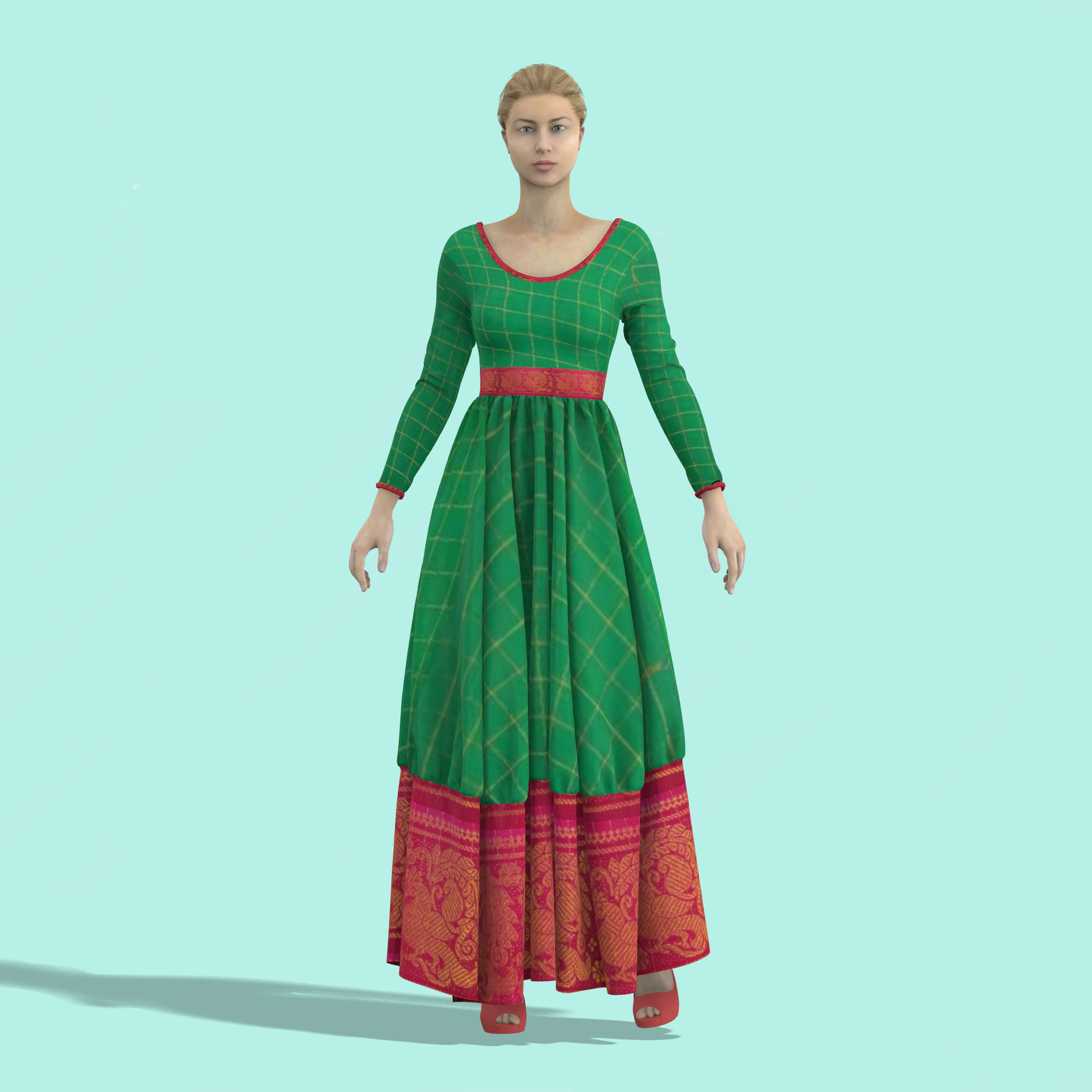 Sungudi clearance dress online