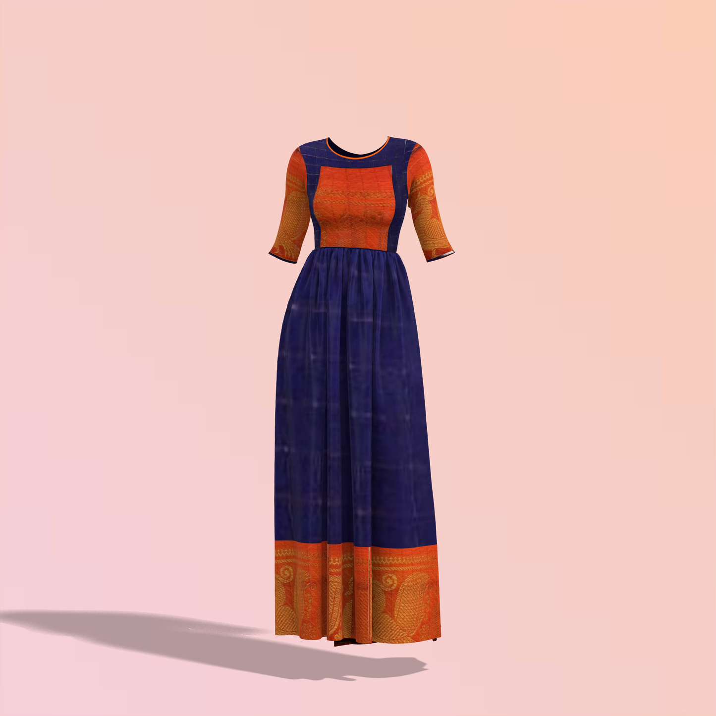 Ethereal Elegance Customized Dress - CDSS004 (Stitching Service)