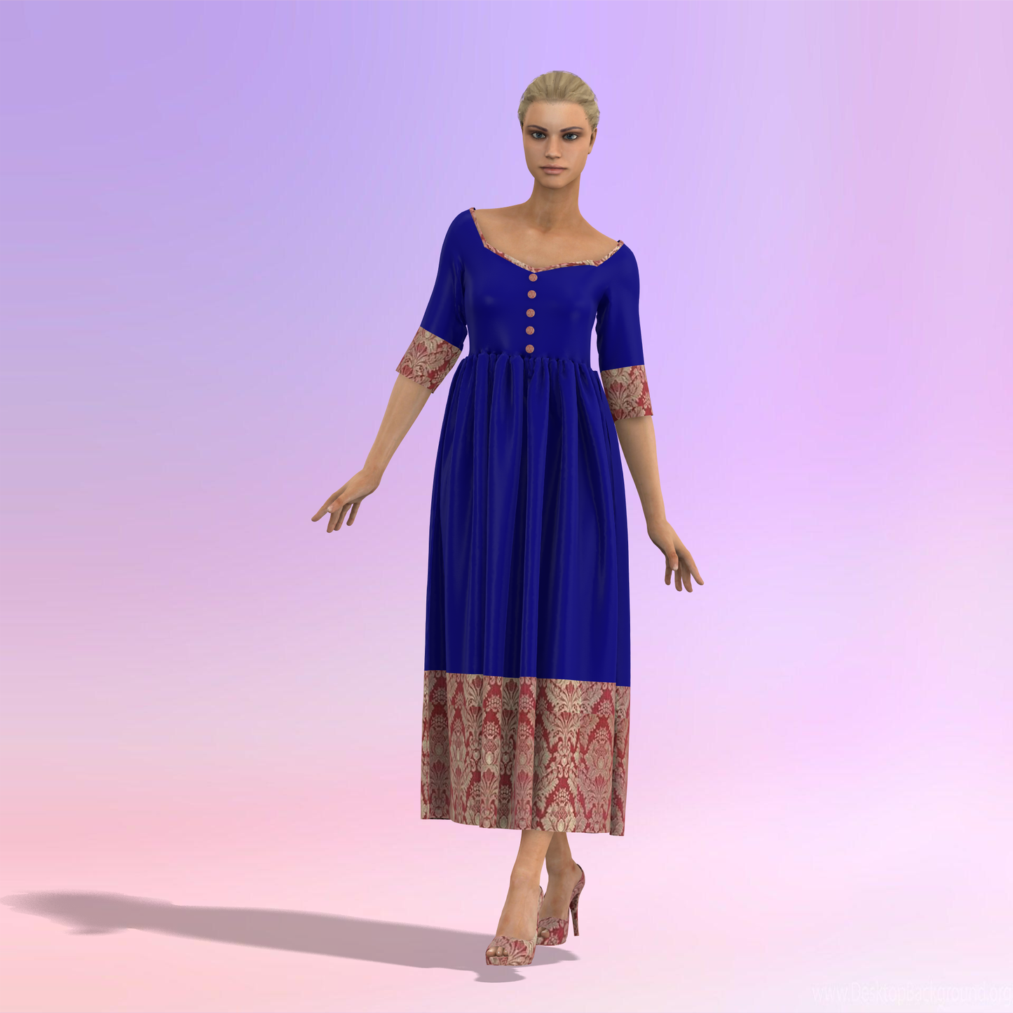 Effortlessy Elegant Mom-Daughter Combo Dress - MDC002 (Stitching Service)