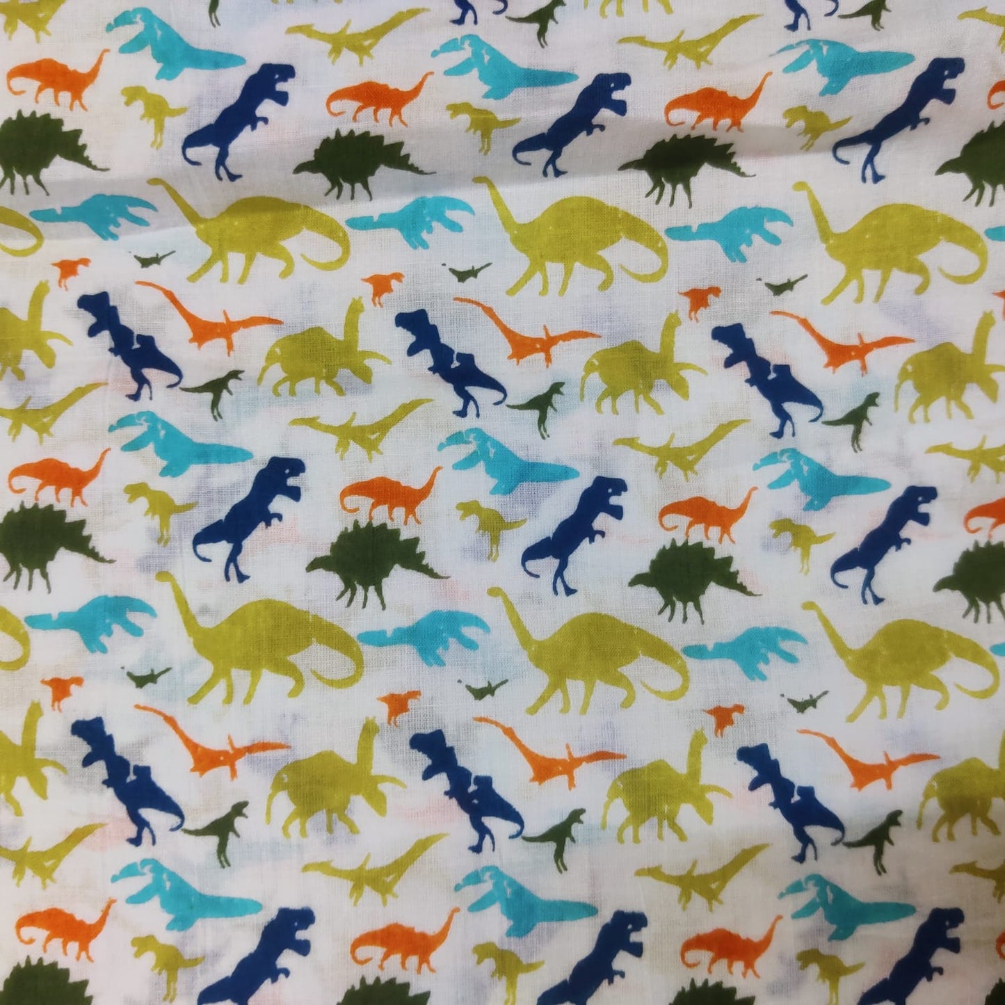 Tiny Roars Cotton Fabric