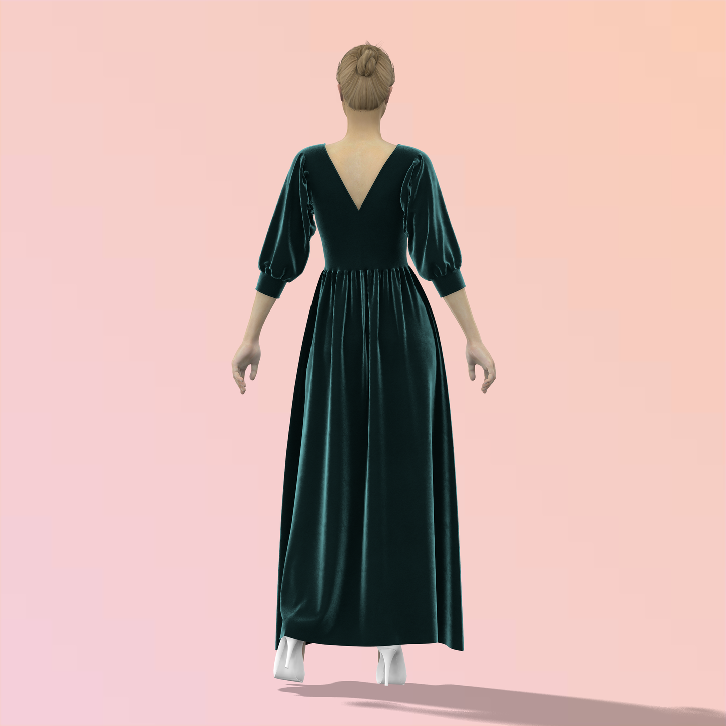 Ethereal Empress Customized Dress - CDSS008 (Stitching Service)