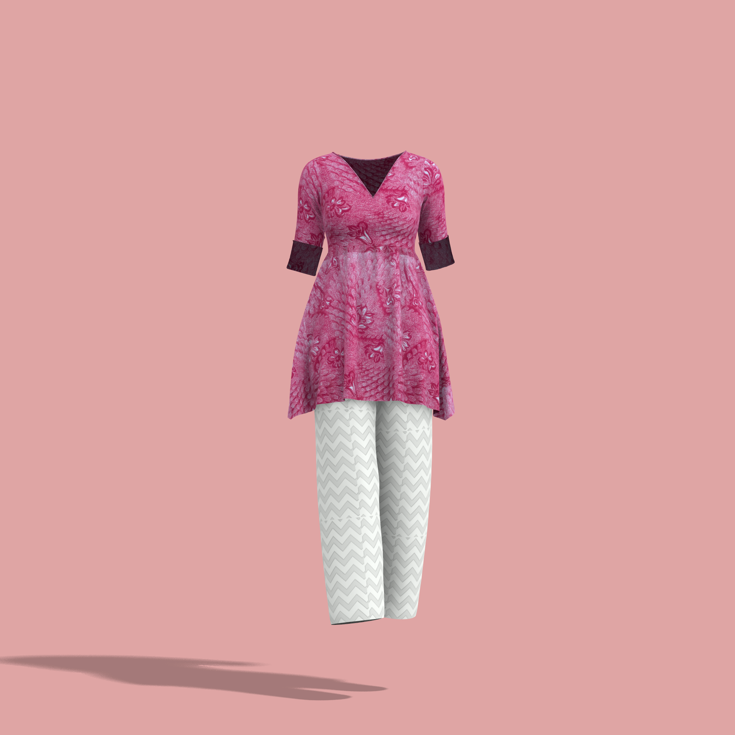 A-line Whirl Customised Salwar Kameez - CST044 (Stitching Service)