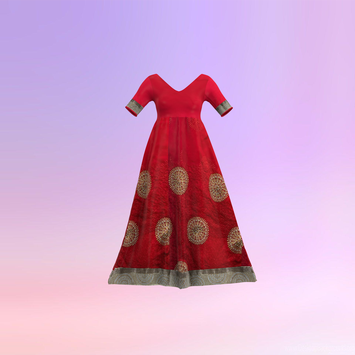 Modern A-Line Muse Customised Women Dress - CDSS061 (Stitching Service)