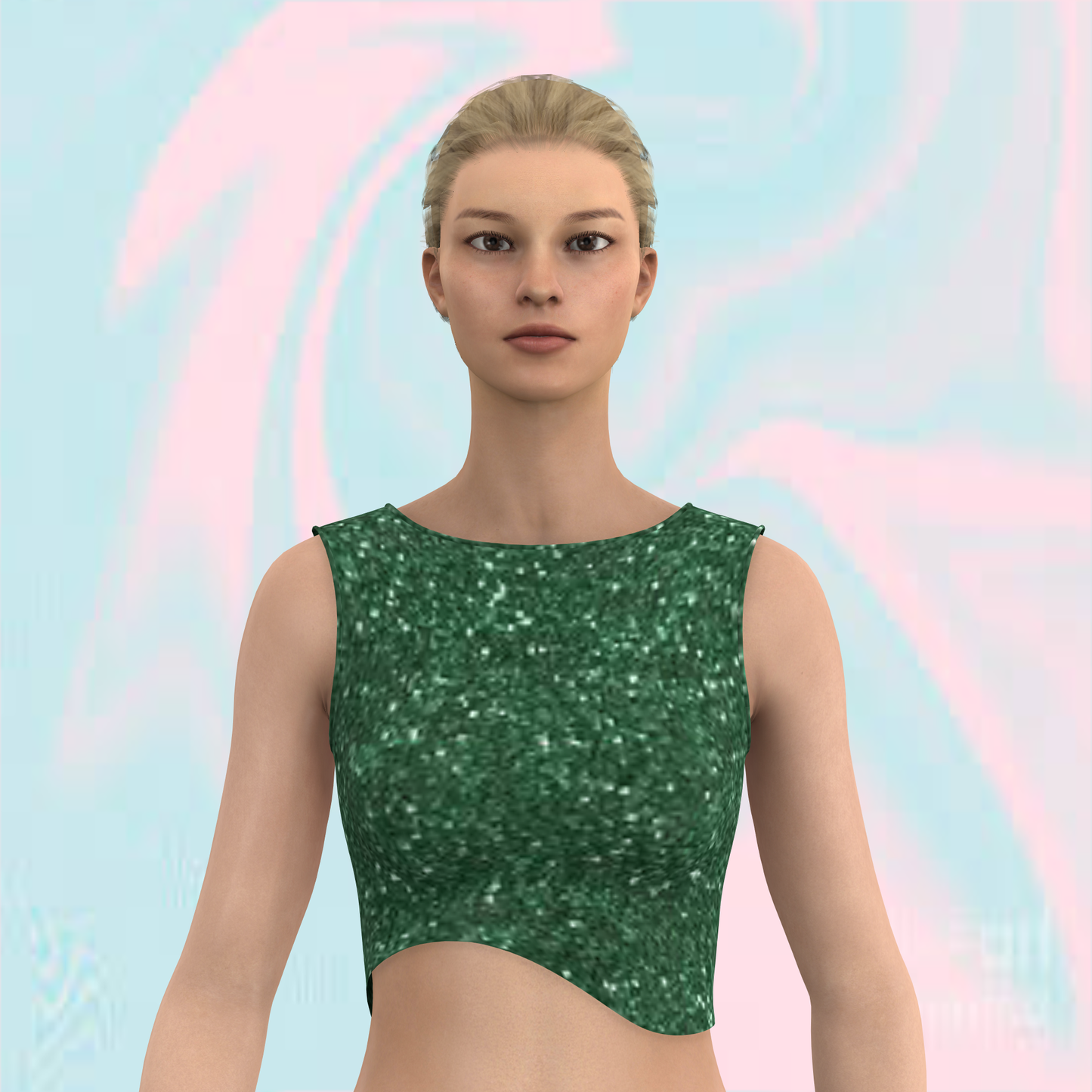 Captivating C-Neckline Customized Blouse - CBLS042 (Stitching Service)