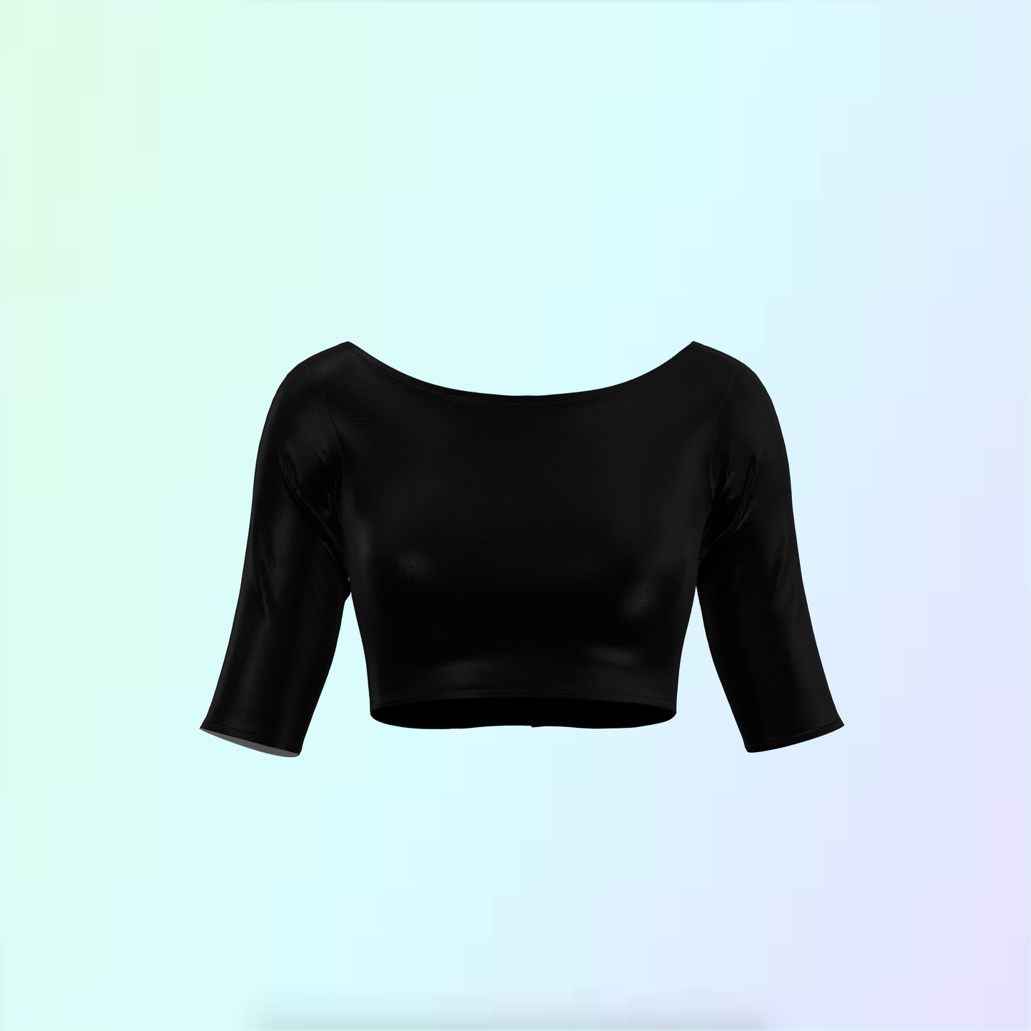 Elegant Elbow Sleeve Customized Blouse - CBLS031 (Stitching Service)