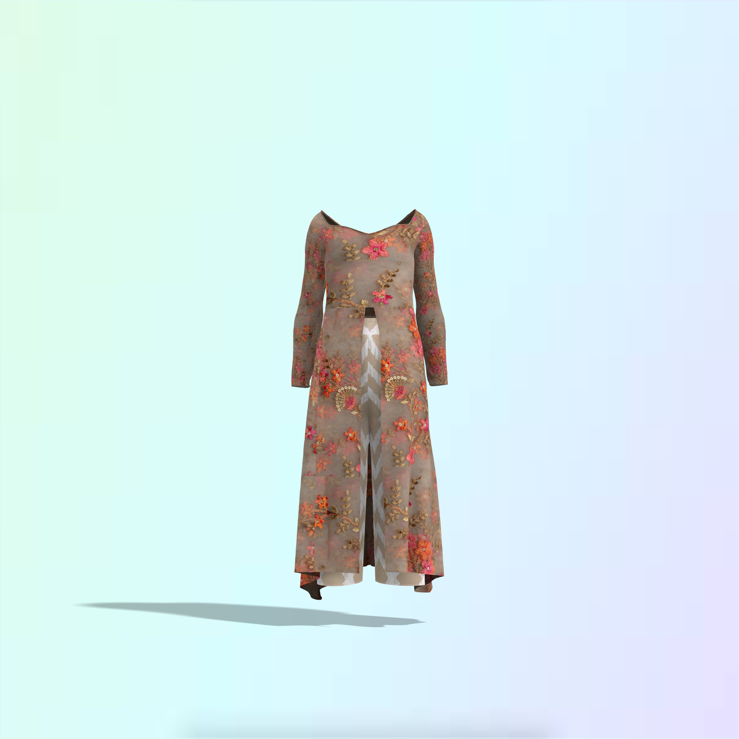 Mini-Me Slit Magic Mom-Daughter Combo Dress - MDC013 (Stitching Service)