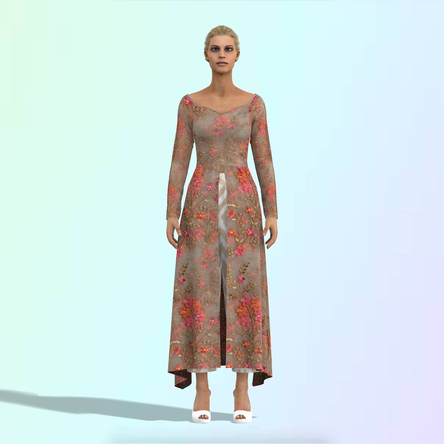 Mini-Me Slit Magic Mom-Daughter Combo Dress - MDC013 (Stitching Service)