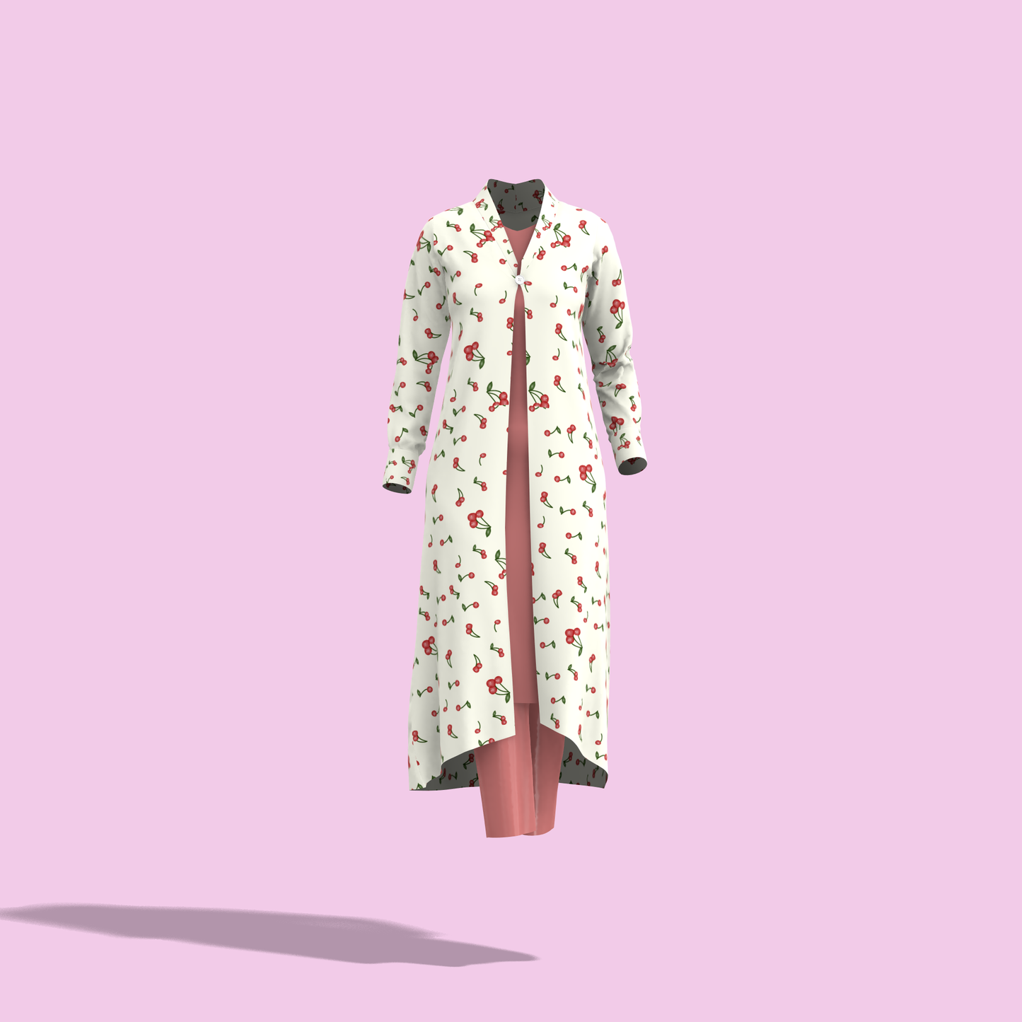 Stylish Overcoat Charm Customized Salwar Kameez - CST010 (Stitching Service)